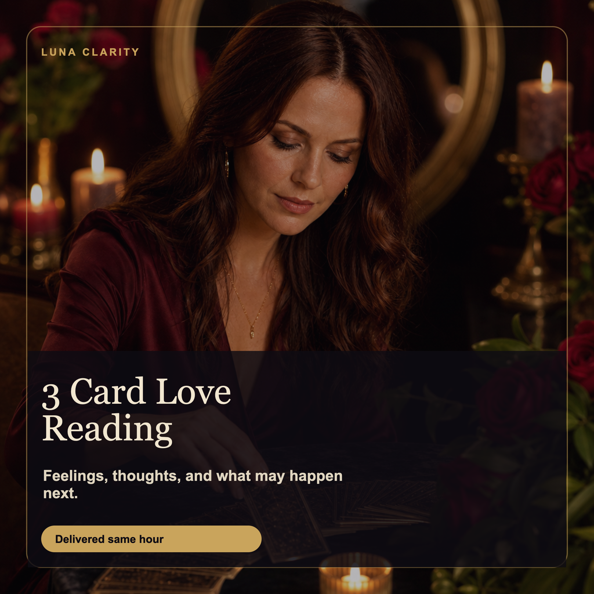 3 Card Love Reading cover